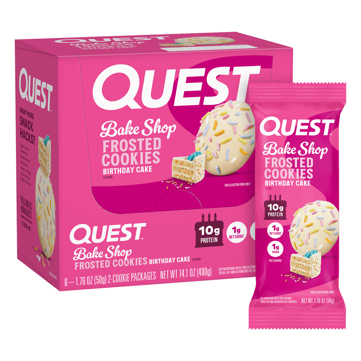 Frosted Cookies Birthday Cake Twin Pack X7