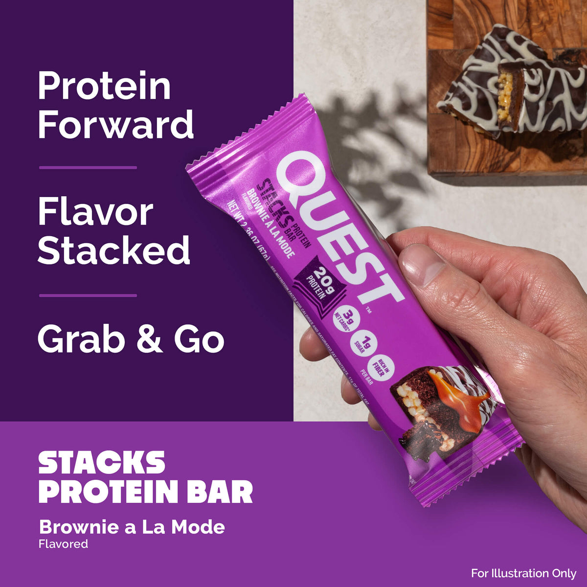 Brownie a la Mode Stacks Bars J9